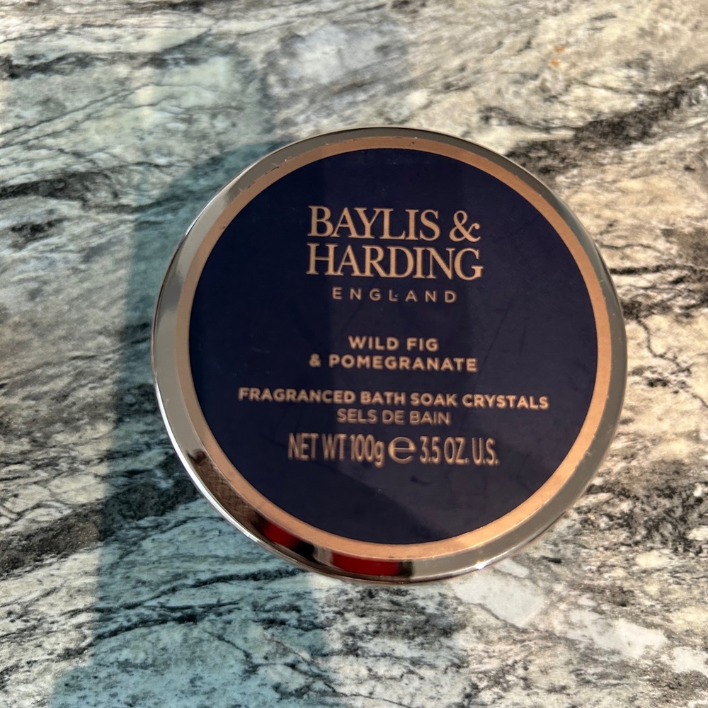Wild Fig & Pomegranate Bath Soak Crystals - Navy
